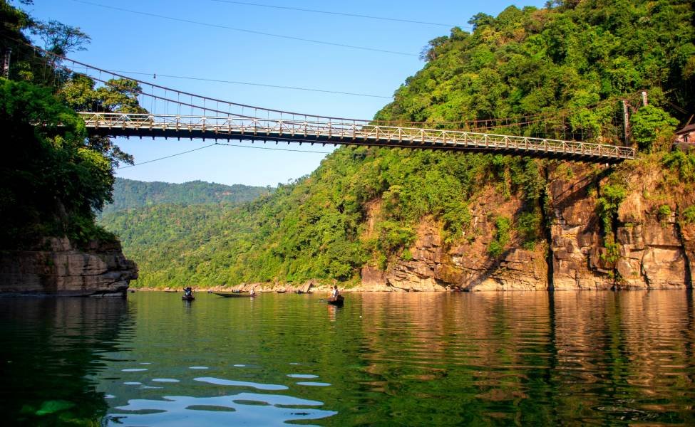 Cliff Jumping in Dawki, Shnongpdeng